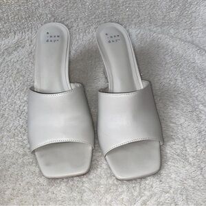a new day white heels